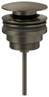 VB Push-Open-Ablaufgarnitur Universal Taps 63x61x63mm Brushed Nickel Matt