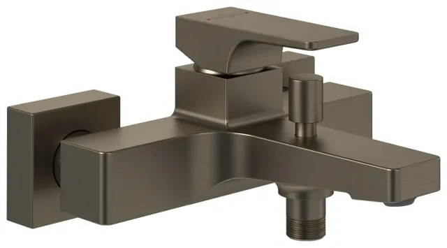 Villeroy & Boch Einhebel-BWnarmatur Architectura Square 210x101x198mm Brushed Nickel Matt