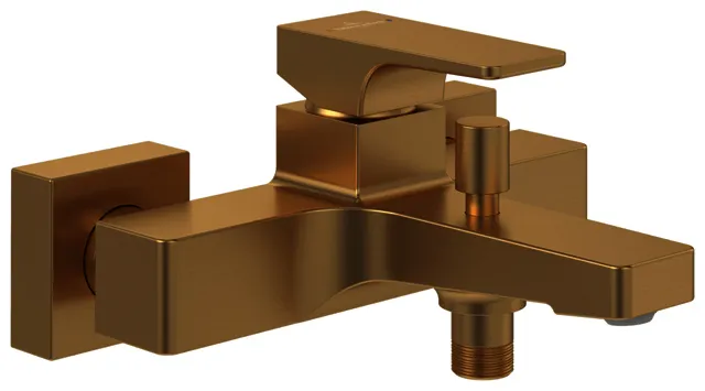 Villeroy & Boch Einhebel-BWnarmatur Architectura Square 210x101x198mm Brushed Gold