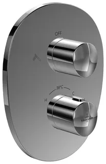 Villeroy & Boch Unterputz-Thermostat 2-Mengereg Antao 184x221x134mm Chrom