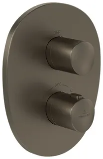 Villeroy & Boch Unterputz-Thermostat 2-Mengereg Antao 184x221x134mm Brushed Nickel Matt