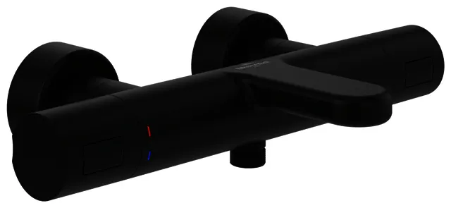 Villeroy & Boch BWnthermostat Universal Taps&Fittings 317x65x203mm für Badewanne Rund Matt Black
