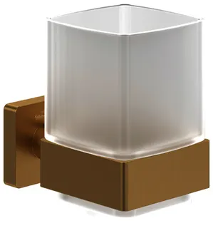 Villeroy & Boch Glashalter Elements - Striking 99x123x100mm Brushed Gold