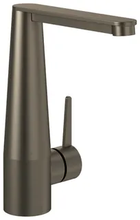 Villeroy & Boch Einhebel-Waschtisch-Arm. Conum 49x210x174mm m Push-Open-Ablgarn. BrushedNickelMatt