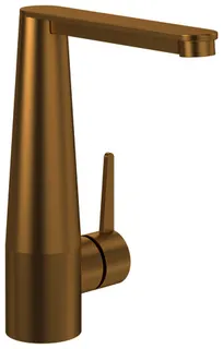 Villeroy & Boch Einhebel-Waschtisch-Arm. Conum 49x210x174mm m Push-Open-Ablaufgarnitur Brushed Gold
