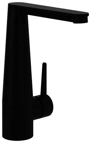 Villeroy & Boch Einhebel-Waschtisch-Armatur Conum 49x210x174 mm m Push-Open-Ablaufgarnitur Matt Black