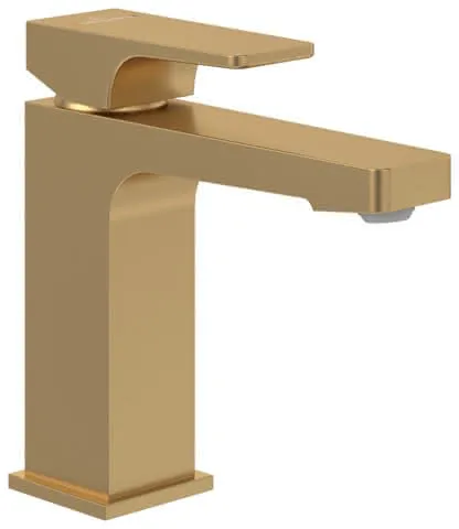 Villeroy & Boch Einhebel-Waschtisch-Arm. Architectura Square 50x161x165mm Zugst-Ablgarn. Brushed Gold