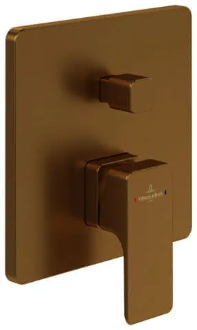 Villeroy & Boch Unterputz-Einhebel-Armatur Subway 3.0 TVS112003000 165x165x51mm Brushed Gold