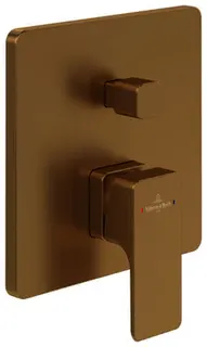 Villeroy & Boch Unterputz-Einhebel-Armatur Subway 3.0 TVS112003000 165x165x51mm Brushed Gold