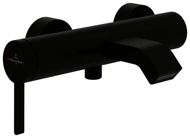 Villeroy & Boch Einhebel-Badewannenarmatur Dawn 274x111x173mm Matt Black