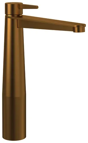 Villeroy & Boch Einhebel-Waschtisch-Arm. erhöht Conum 49x278 x215mm m Push-Open-Ablgarn. Brushed Gold