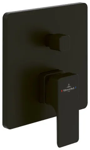 Villeroy & Boch Unterputz-Einhebel-Armatur Subway 3.0 TVS112003000 165x165x51mm Matt Black