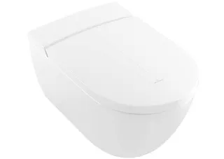 Villeroy & Boch Dusch-WC spülrandlos ViClean-I200 595 x385x400mm Oval Weiß Alpin CeramicPlus