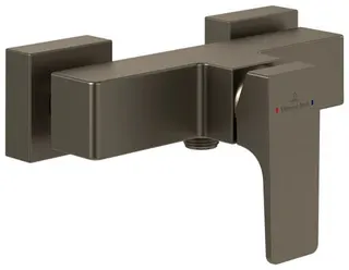 Villeroy & Boch Einhebel-Duscharmatur Architectura Square 210x112x122mm Brushed Nickel Matt – Bild 1