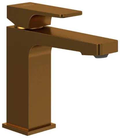 Villeroy & Boch Einhebel-Waschtisch-Arm. Architectura Square 50x161x165mm o Ablgarn. Brushed Gold