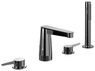 Villeroy & Boch Vierloch-Badewannenrandarmatur Conum 455x124x165mm Chrom