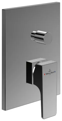 Villeroy & Boch Unterputz-Einhebel-Armatur Architectura Square 150x190x54mm Chrom