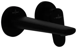 Villeroy & Boch 2-EH-Wtmischer Antao 185x115x223mm o Ablgarn. Matt Black