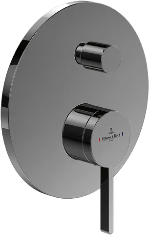 Villeroy & Boch Unterputz-Einhebel-Armatur Dawn 170x170x46mm Brushed Nickel Matt