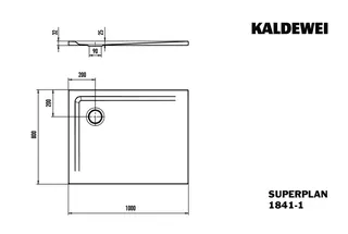 Duschfläche 80x100x2,5 cm more4YOU, weiß, Rutschhemmung – Bild 3