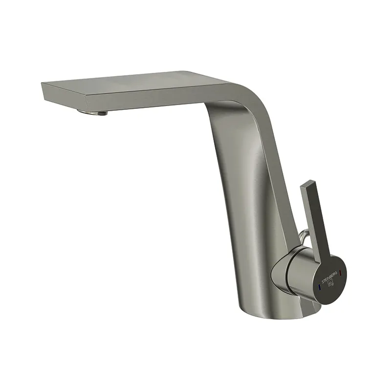Waschtisch-EHM-Batterie design4YOU 3.0, m.Ablfg. brushed nickel