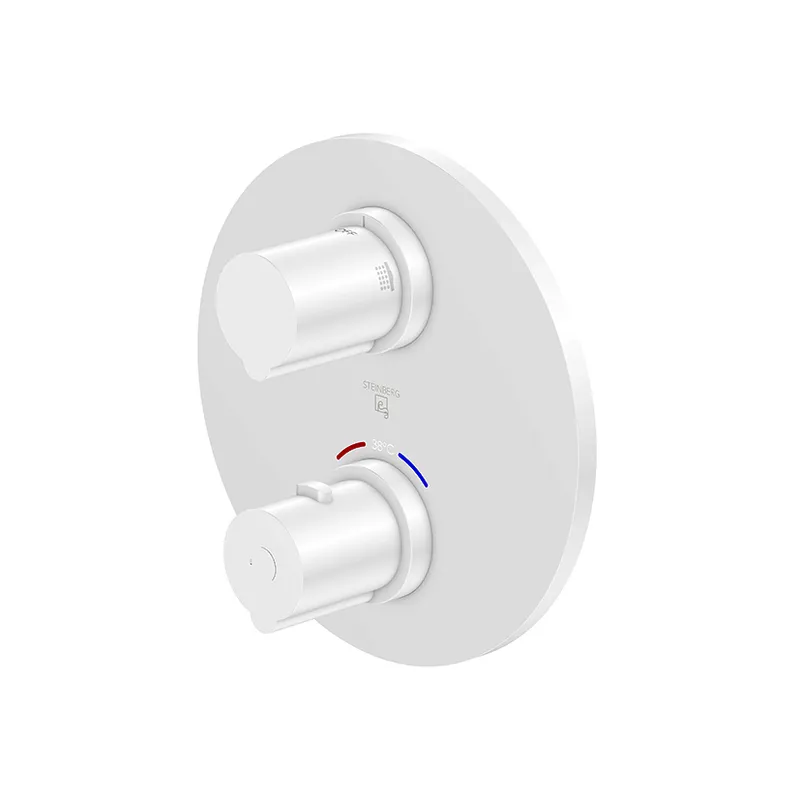 Fertigmontageset zu Unterputzthermostat design4YOU 3.0, m.2-Wege matt white