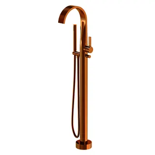 Freistehende Wannen-Armatur design4YOU Classic rose gold