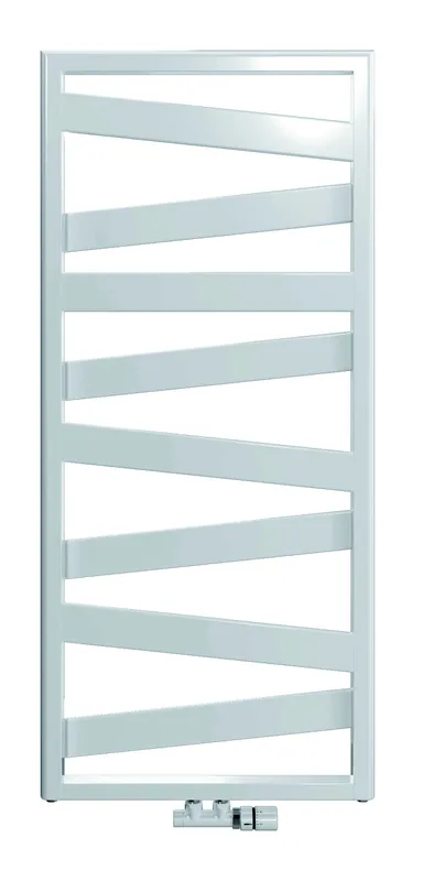 SCALIDO-Designbadheizkörper R1 wasserfü. 50mm BH 1340mm BL600 mm RAL 9016 weiß