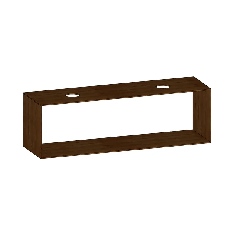 SCALIDO-Konsolenplatte m. Rahmen f Waschtisch US 1822x560x510mm 2 Ausschnitte Farbvar. S