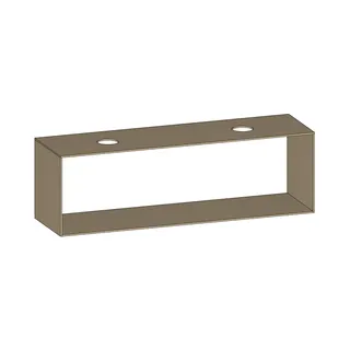 SCALIDO-Konsolenplatte m. Rahmen f Waschtisch US 1822x560x510mm 2 Ausschnitte Farbvar. K