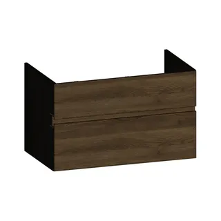 SCALIDO-Waschtisch-Unterschrank z Konsolenplatte 900x540x510mm 2 Auszüge Farbvar. N/X/N