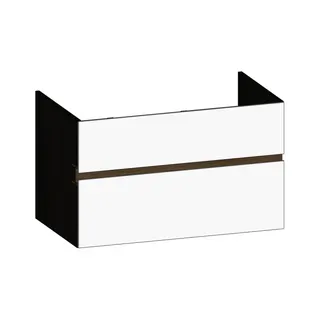 SCALIDO-Waschtisch-Unterschrank z Konsolenplatte 900x540x510mm 2 Auszüge Farbvar. W/X/N