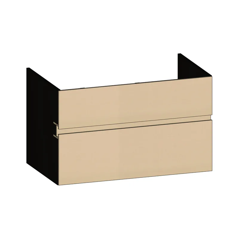 SCALIDO-Waschtisch-Unterschrank z Konsolenplatte 900x540x510mm 2 Auszüge Farbvar. K/X/K