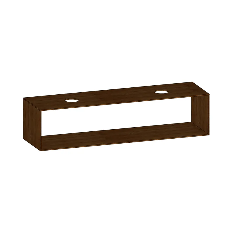 SCALIDO-Konsolenplatte m. Rahmen f Waschtisch US 1822x430x510mm 2 Ausschnitte Farbvar. S