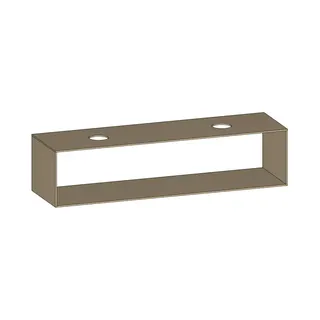 SCALIDO-Konsolenplatte m. Rahmen f Waschtisch US 1822x430x510mm 2 Ausschnitte Farbvar. K