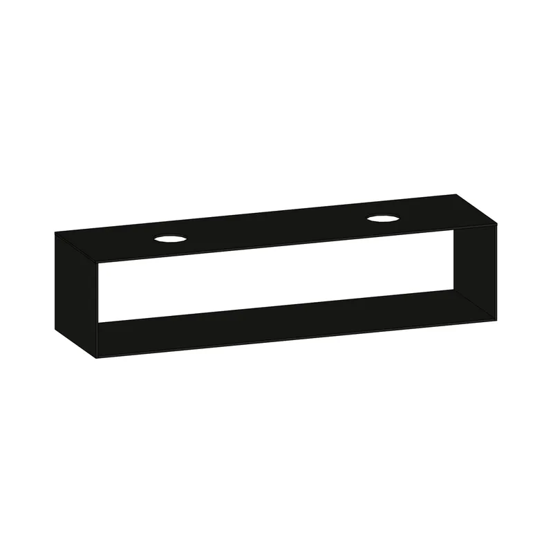 SCALIDO-Konsolenplatte m. Rahmen f Waschtisch US 1822x430x510mm 2 Ausschnitte Farbvar. A