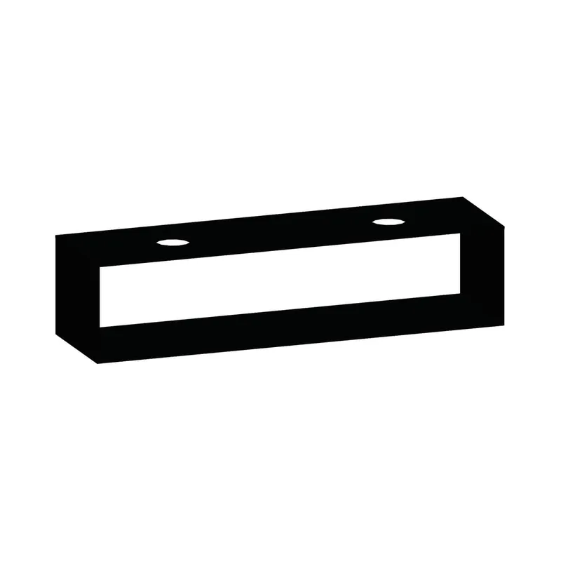 SCALIDO-Konsolenplatte m. Rahmen f Waschtisch US 1822x430x510mm 2 Ausschnitte Farbvar. V