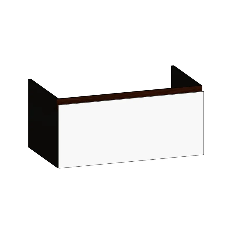 SCALIDO-Waschtisch-Unterschrank z Konsolenplatte 900x410x510mm 1 Auszug Farbvar. W/X/E