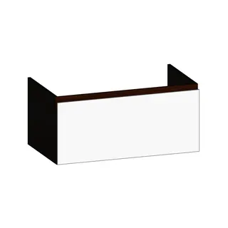 SCALIDO-Waschtisch-Unterschrank z Konsolenplatte 900x410x510mm 1 Auszug Farbvar. W/X/E