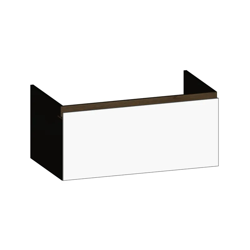 SCALIDO-Waschtisch-Unterschrank z Konsolenplatte 900x410x510mm 1 Auszug Farbvar. W/X/N