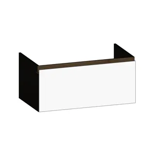 SCALIDO-Waschtisch-Unterschrank z Konsolenplatte 900x410x510mm 1 Auszug Farbvar. W/X/N