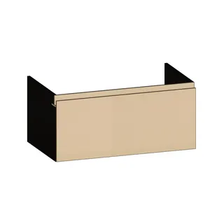 SCALIDO-Waschtisch-Unterschrank z Konsolenplatte 900x410x510mm 1 Auszug Farbvar. K/X/K
