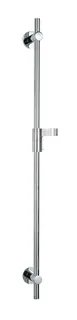 SCALIDO-Wandstange Vario rund 950mm lang Tastgleiter/Halter, Rosette rund verchr.