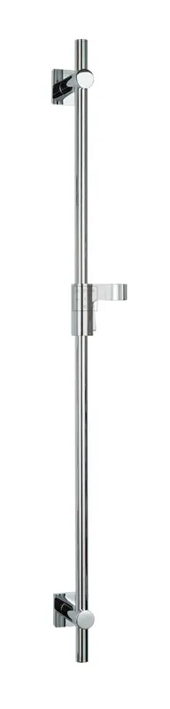 SCALIDO-Wandstange Vario rund 950mm lang Tastgleiter/Halter Rosette eckig verchr.