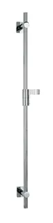 SCALIDO-Wandstange Vario rund 950mm lang Tastgleiter/Halter Rosette eckig verchr.