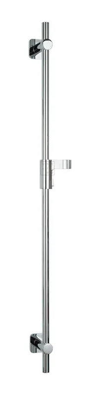 SCALIDO-Wandstange Vario rund 950mm lang Tastgleit/Halter Rosette softedge verchr