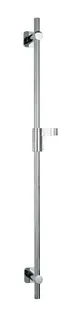 SCALIDO-Wandstange Vario rund 950mm lang Tastgleit/Halter Rosette softedge verchr