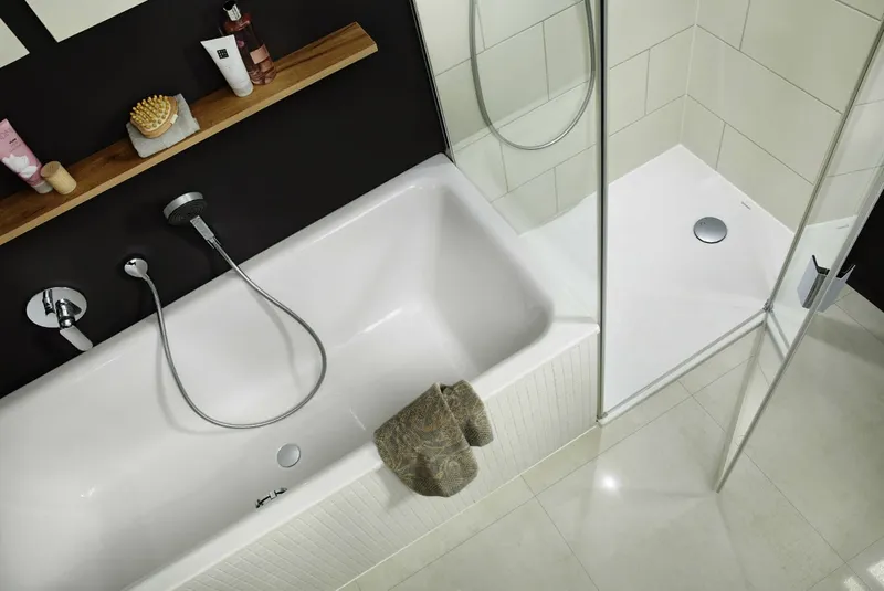 sanibel 3001-Acryl-Badewanne Duo A23 1900x900x450/470mm weiß