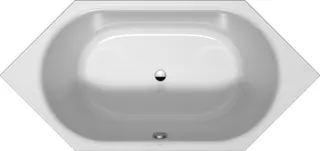 sanibel 3001-Acryl-Sechseckbadewanne A23 1900x900x450/470mm weiß