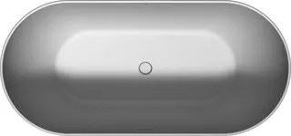 sanibel 3001-Acryl-Badewanne freistehend A23 m. Überlauf 1600x750x445/590mm weiß – Bild 2